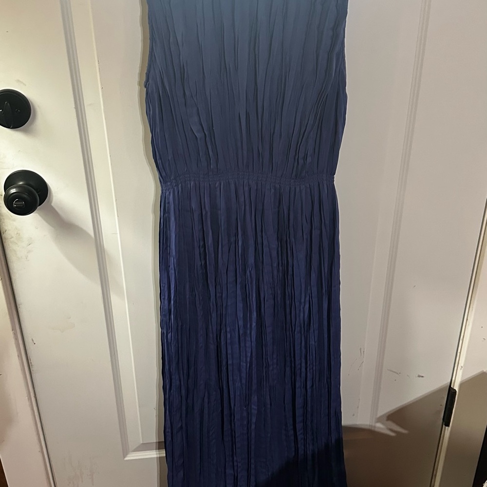 NWT Banana Republic MAXI  Navy Dress